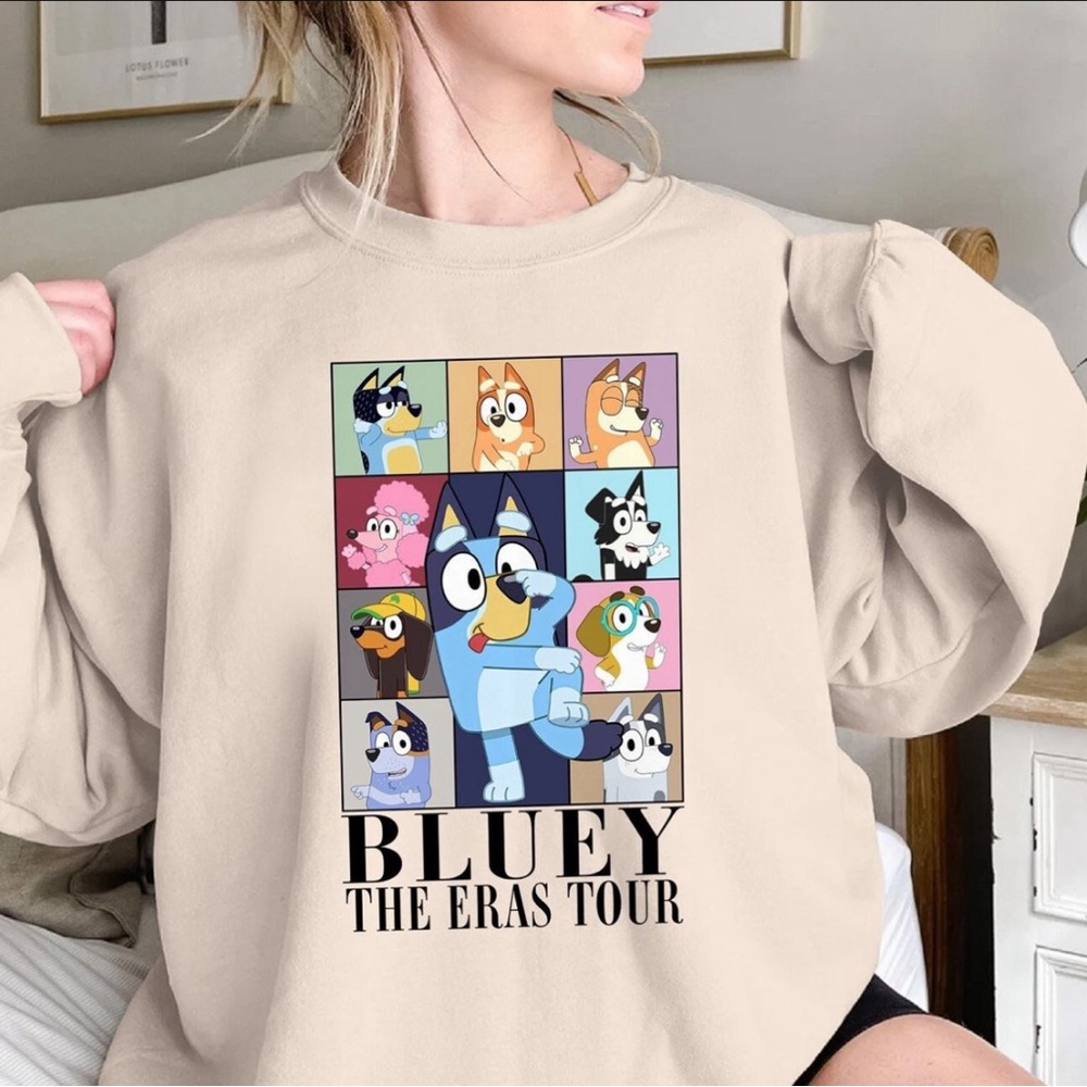Bluey Eras Tour Shirt| Bluey Cartoon Shirt | Bluey Birthday Party